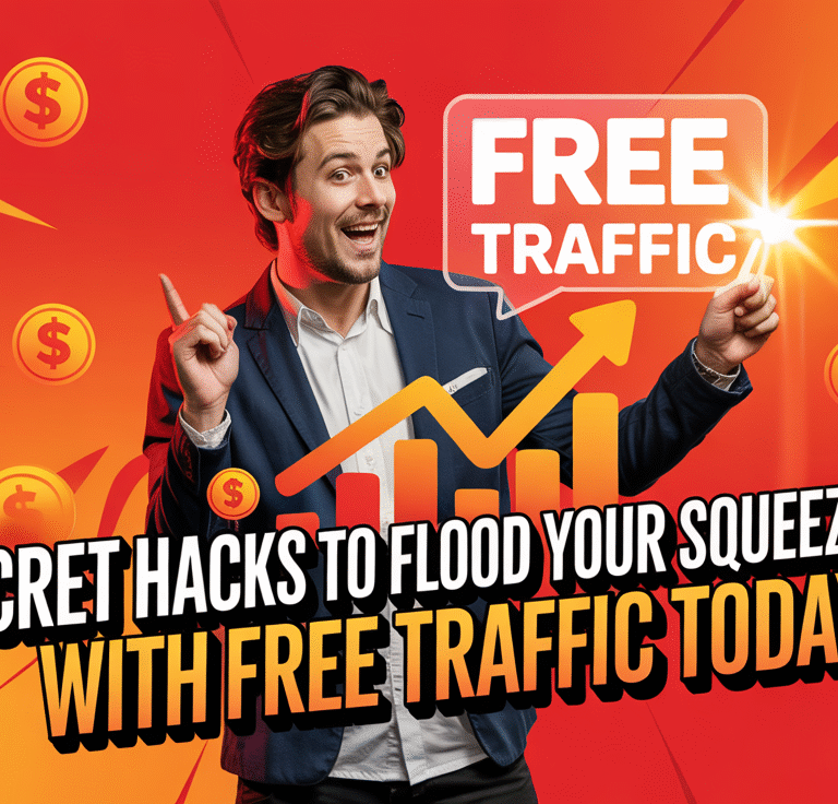 5 Secret Hacks to Flood Your Squeeze Page with Free Traffic
