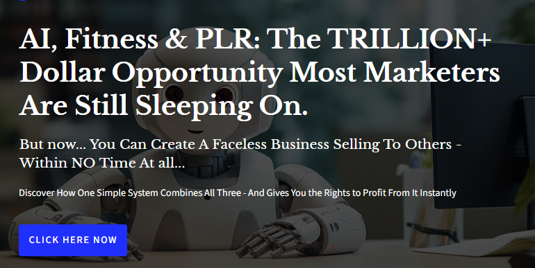 No-Face, All-Gain: How AI & PLR Are Quietly Disrupting Health Hustle