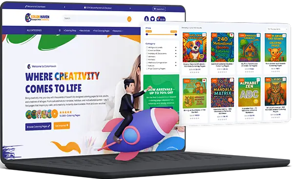 How Coloring Store Fortune Lets Creatives Cash In on Their Coloring Passion—Without Tech Headaches