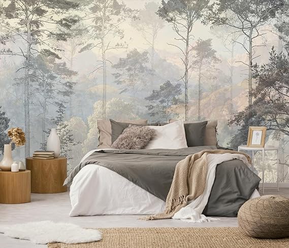 Not Just Wallpaper: How the Toolhom Hazy Forest Mural Can Quietly Change Your Space