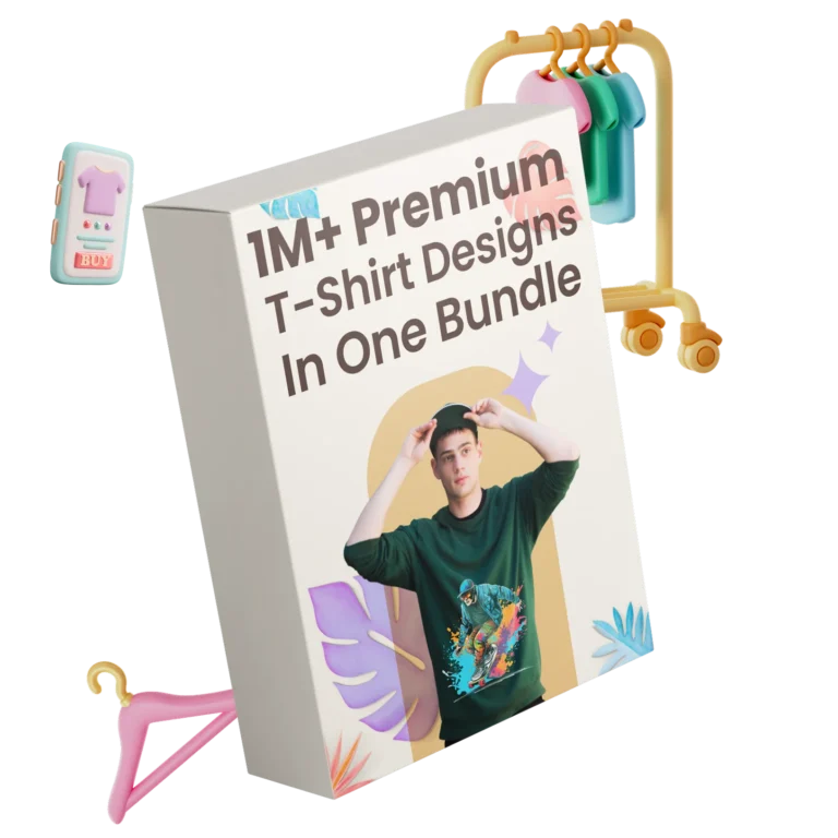 Unleashing Creative Profits: Inside the 1 Million+ T-Shirt Design Bundle for POD Success