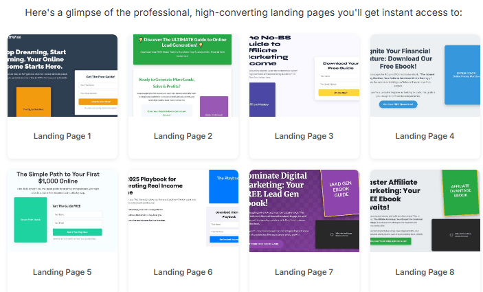 The Ultimate Lead Page Package for Marketers: 10 Fast, Responsive Designs