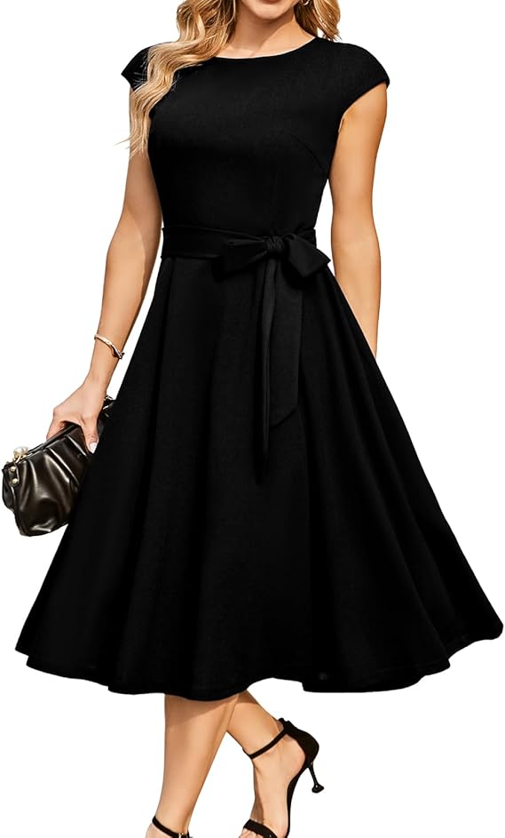 A Spin Through Time: My Real-Life Take on the DRESSTELLS Women's Cocktail Dress (2025 Edition)