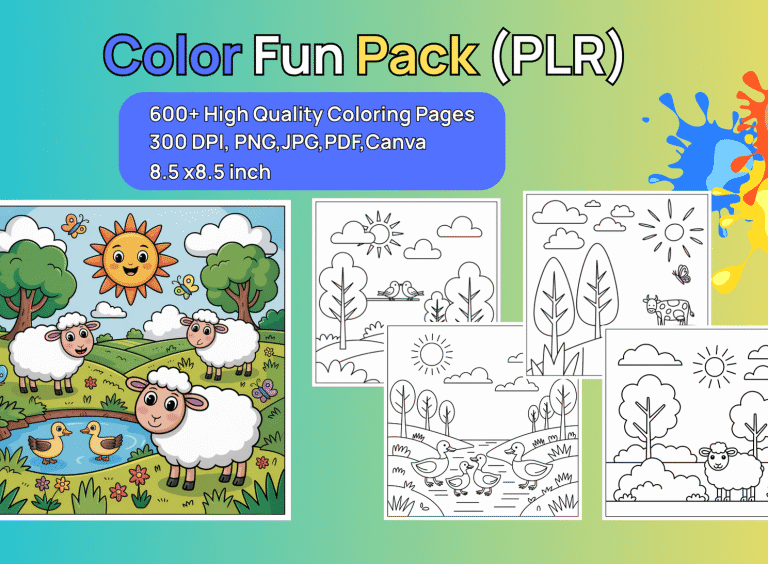Color Fun Pack PLR Review: Create & Sell Kids Coloring Books with Ease