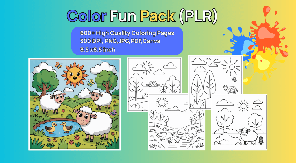 Color Fun Pack PLR Review: Create & Sell Kids Coloring Books with Ease