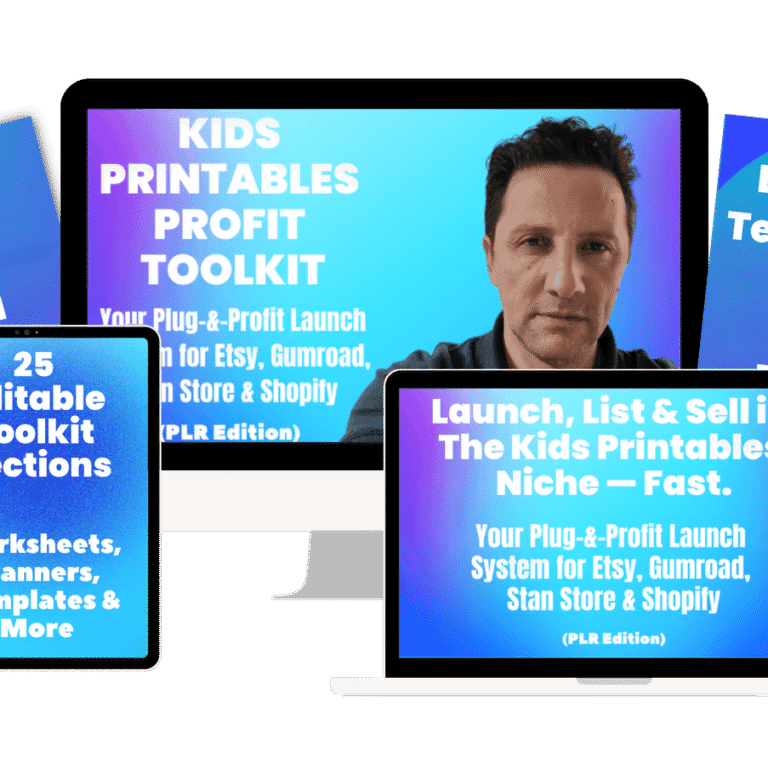 Kids Printables Profit Toolkit Review: Launch Your Digital Business Fast with This PLR System
