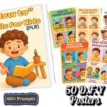 Posters, Prompts & Growth: The Unexpected Power of PLR "How To" Skills for Kids